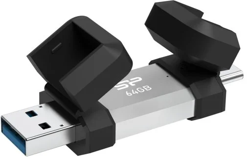 Фото: Флешка USB Silicon Power Mobile C51 64GB Silver (SP064GBUC3C51V1S) № 6 | KTC