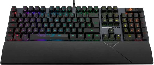 Фото: Клавіатура ASUS ROG Strix Scope II RX Red ENG/UKR USB Black (90MP0350-BKMA00) № 5 | KTC