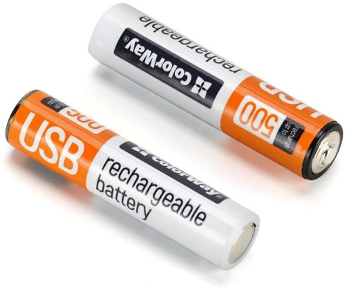 Акумулятор ColorWay USB-C 590mAh Li-Polymer AAA BL/2 (CW-UBAAA-09)