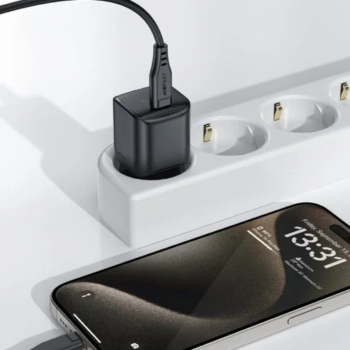 Фото: Зарядний пристрій Acefast A73 Mini 20W GaN Black (6974316282648) № 11 | KTC