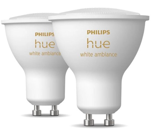 Смарт-лампа Philips Hue White Ambiance GU10 2pcs (929001953310)
