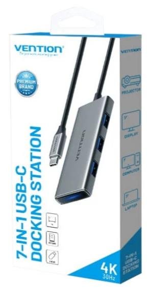 USB-хаб Vention 7in1 100W (TOPHB)