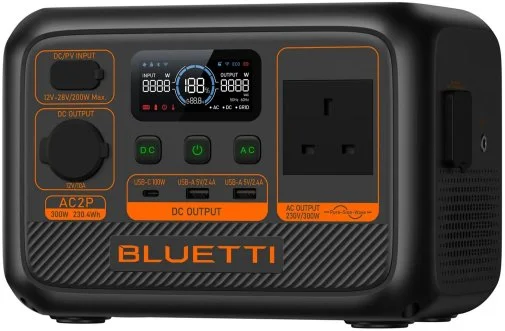 Фото: Зарядна станція Bluetti AC2P 300W 230.4Wh UK Standard розетки + Перехідники № 9 | KTC