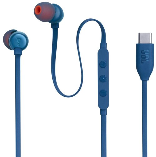 Гарнітура вакуумна JBL Tune 310C USB, Blue