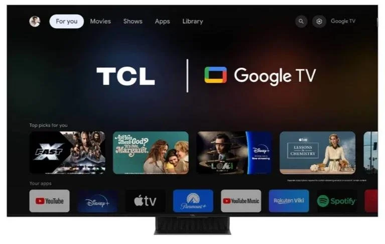 Фото: Телевізор QD-MiniLED TCL 65C855 (Google TV, Wi-Fi, 3840x2160) № 13 | KTC