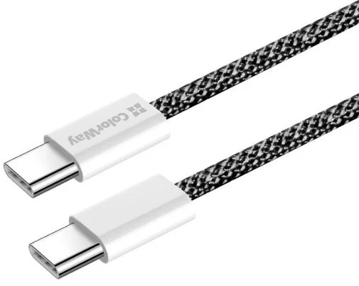 Фото: Кабель ColorWay 3A 60W Type-C / Type-C 1m Black (CW-CBPDCC061-BK) № 14 | KTC