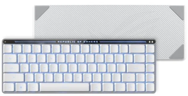 Фото: Клавіатура ASUS ROG Falchion RX Low Profile Red WL/BT RGB EN/UA White (90MP03EC-BKMA10) № 22 | KTC