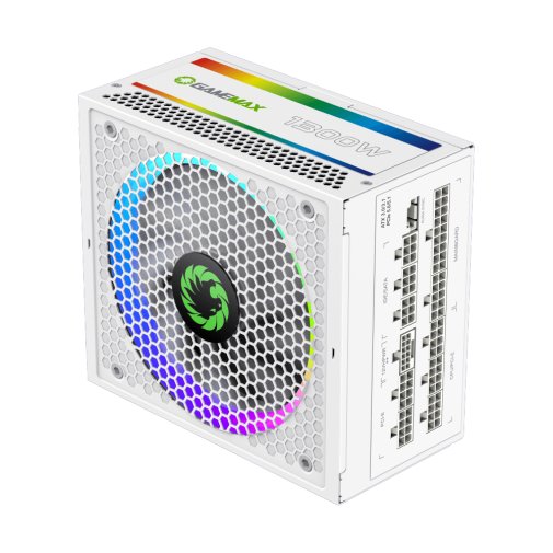 Блок живлення Gamemax 1300W RGB1300 WH (RGB-1300 WH (ATX3.0/3.1 PCIe5))