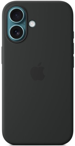 for iPhone 16 - Silicone Case with MagSafe Black