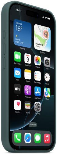 Чохол Apple for iPhone 16 Pro - Silicone Case with MagSafe Lake Green (MYYR3)
