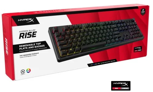 Фото: Клавіатура HyperX Alloy Rise PBT HX Red ENG/UA USB Black (7G7A3AA) № 17 | KTC
