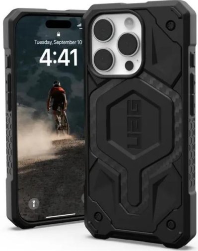 Чохол UAG for Apple iPhone 16 Pro - Monarch Carbon Fiber (114460114242)