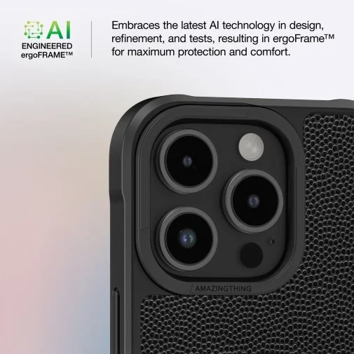 Фото: Чохол AMAZINGthing for iPhone 16 Pro - Glamour Case MagSafe Black (IP166.3PGMBK) № 19 | KTC