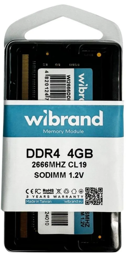 Фото: Оперативна пам’ять Wibrand DDR4 1x4GB (WI2666DDR4S/4GB) № 7 | KTC