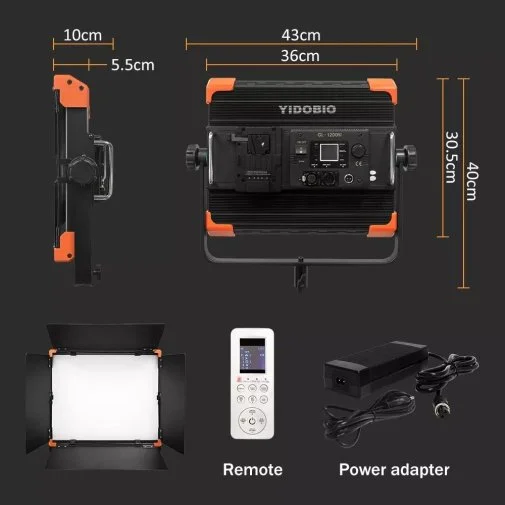 Фото: Лампа відеосвітло Veron GL-1200C 120W № 11 | KTC