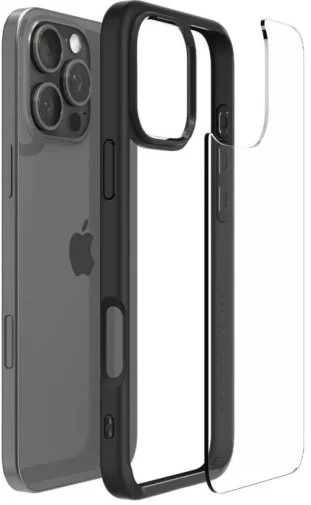 Фото: Чохол Spigen for Apple iPhone 16 Pro Max - Ultra Hybrid Matte Black (ACS07996) № 11 | KTC