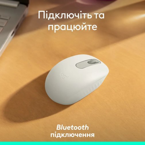 Миша Logitech M196 Wireless Off White (910-007460)