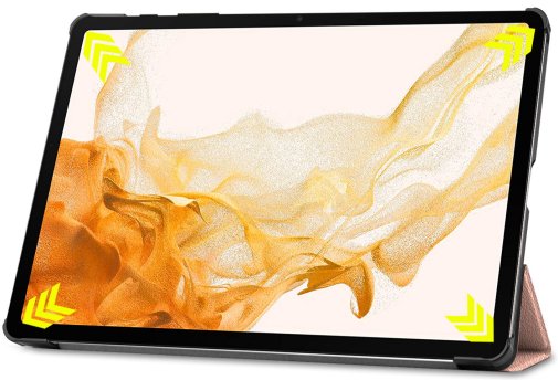 Чохол для планшета BeCover for Samsung Tab S10 Plus X820/X826 - Smart Case Rose Gold (712240)