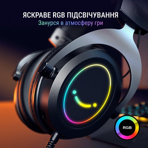 Гарнітура Fifine H3 RGB Black