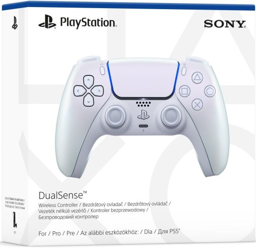 Геймпад Sony PlayStation 5 DualSense Chrome Pearl (1000044446)