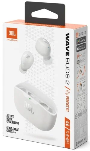 Фото: Навушники JBL Wave Buds 2 White (JBLWBUDS2WHT) № 20 | KTC