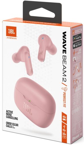 Навушники JBL Wave Beam 2 Pink (JBLWBEAM2PIK)