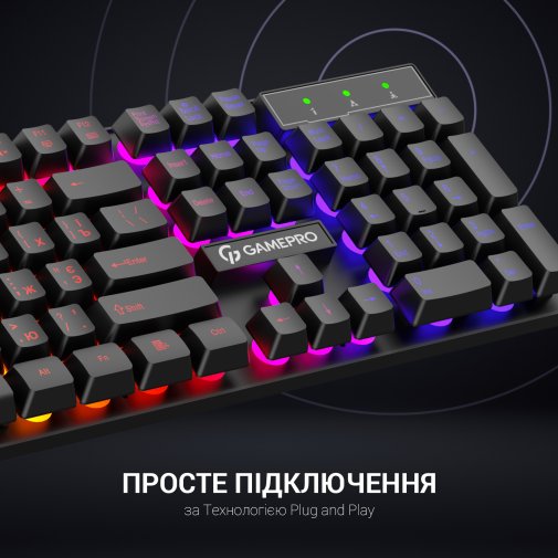 Клавіатура GamePro GK296 Black