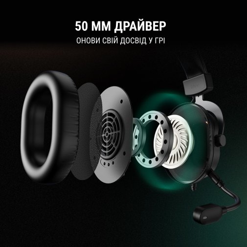 Гарнітура Fifine H6 RGB Black