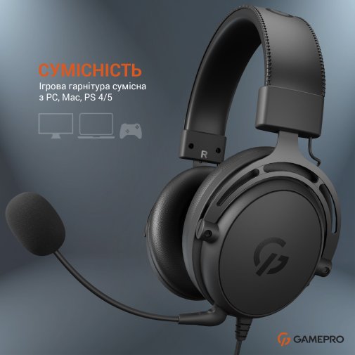 Гарнітура GamePro HS1050 Black