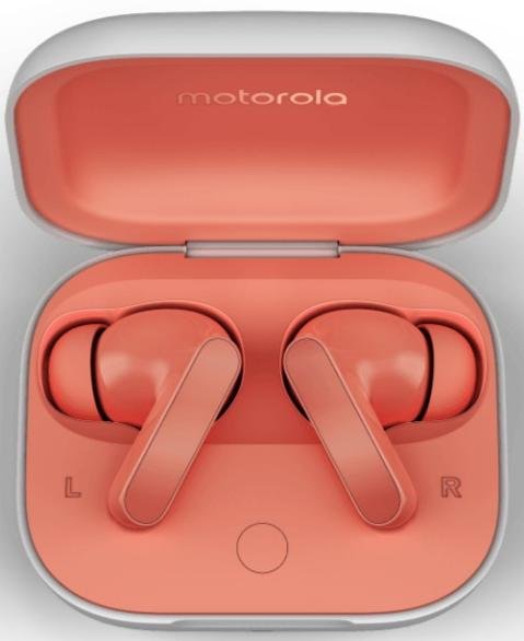 Навушники Motorola Moto Buds Coral Peach (PG38C05750)