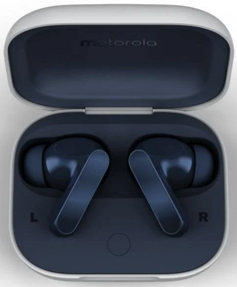 Фото: Навушники Motorola Moto Buds Starlight Blue (PG38C05748) № 7 | KTC