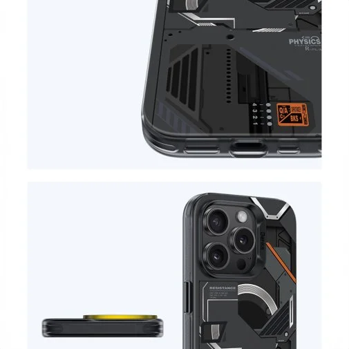 Фото: Чохол Benks for iPhone 16 Pro Max - Magnetic Mecha Series Black (01401) № 6 | KTC