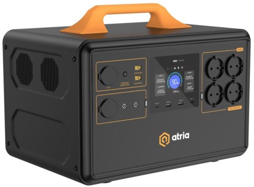 Зарядна станція Atria S2200 Pro 2400W, 3600Wh