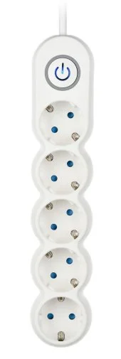 Фото: Мережевий фільтр 2E U05VESM3W 5/3m White (2E-U05VESM3W) № 9 | KTC