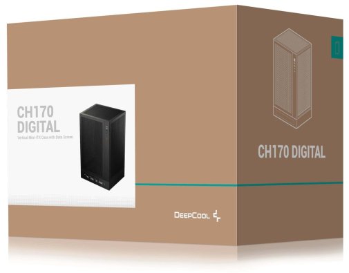 CH170 Digital Black with mesh side panel