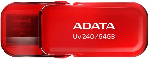 Фото: Флешка USB A-Data UV240 64GB Red (AUV240-64G-RRD) № 7 | KTC