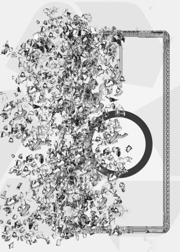 for Samsung S25 Ultra - HYBRID R with MagSafe Smoke