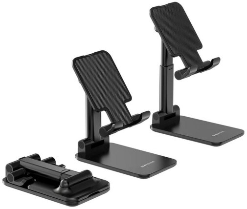 Універсальний тримач BOROFONE BH42 Lite Star Folding Desktop Stand Black (BH42LB)