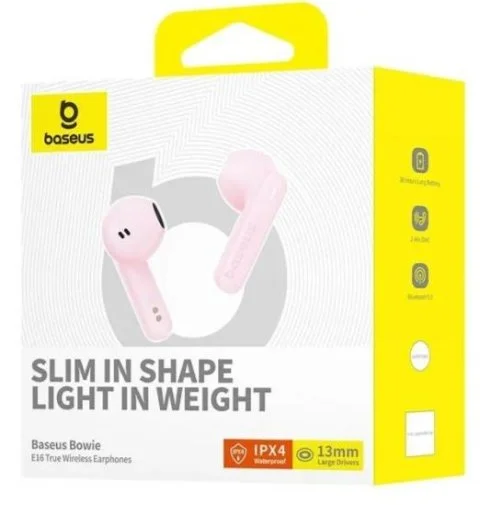 Фото: Навушники Baseus Bowie E16 Pink (A00061900413-01) № 14 | KTC