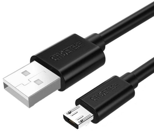 Кабель Choetech AB003 AM / MicroUSB 1.2m Black (AB003-BK)