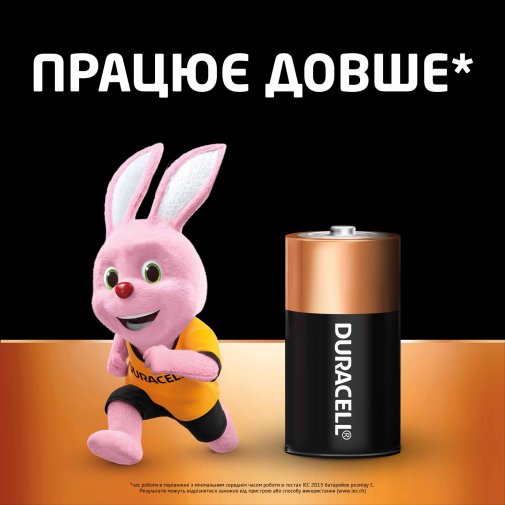 Батарейка Duracell MN1400 BL/2 (81273403)