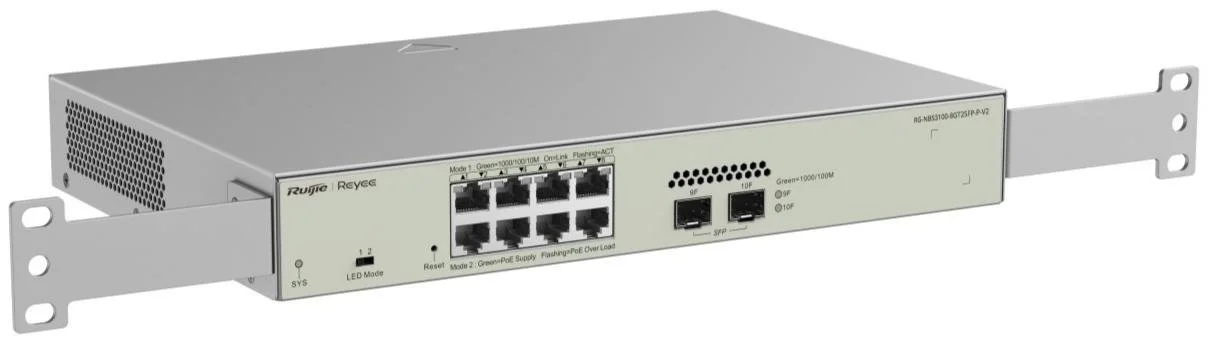 Фото: Комутатор Ruijie Reyee RG-NBS3100-8GT2SFP-P-V2 № 9 | KTC