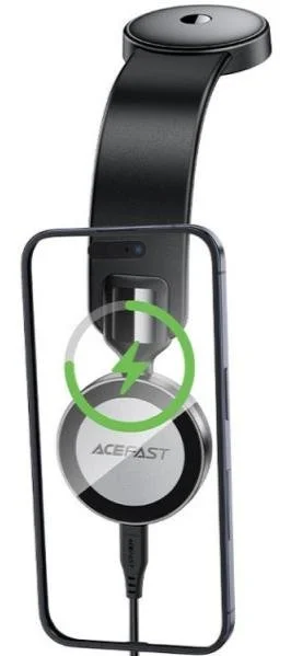 Фото: Кріплення для мобільного телефону Acefast D37 Magnetic Wireless Black (6974316283546) № 13 | KTC