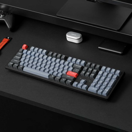 Клавіатура Keychron K10 Pro K Pro Banana QMK RGB UKR/ENG WL/BT/USB Black (K10P-B4-UA)