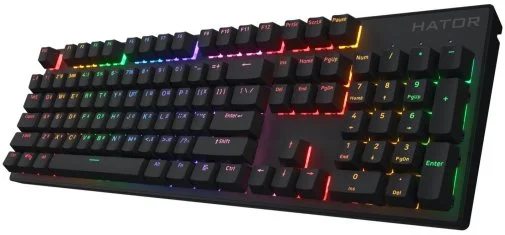 Фото: Клавіатура Hator Icefall Mecha Rainbow Origin Red Black (HTK104UA) № 9 | KTC