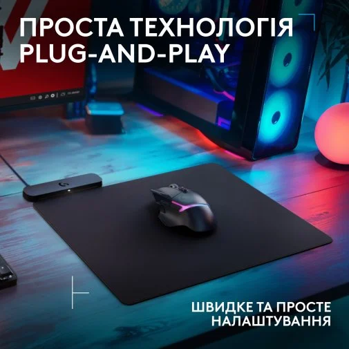 Фото: Килимок Logitech G Powerplay 2 Black (947-000003) № 11 | KTC