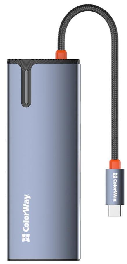 USB-хаб ColorWay Type-C PD 100W 4K 5in1 (CW-HUB01)