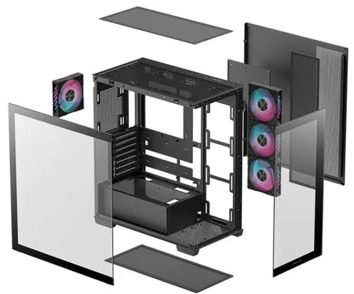 Фото: Корпус Deepcool CG580 4F Black with window (R-CG580-BKADA4-G-1) № 27 | KTC