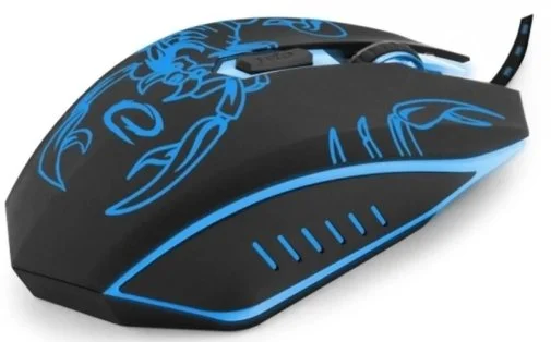 Фото: Миша Esperanza MX203 SCORPIO Black/Blue (EGM203B) № 6 | KTC