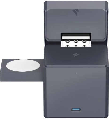 Фото: Бездротова зарядна станція Anker MagGo Wireless Charging Station Cube 3in1 15W Black (Y1811G11) № 16 | KTC